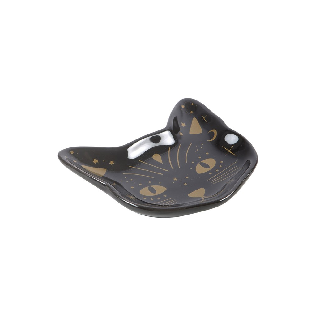 Magick Black Cat Face Trinket Dish product image 3