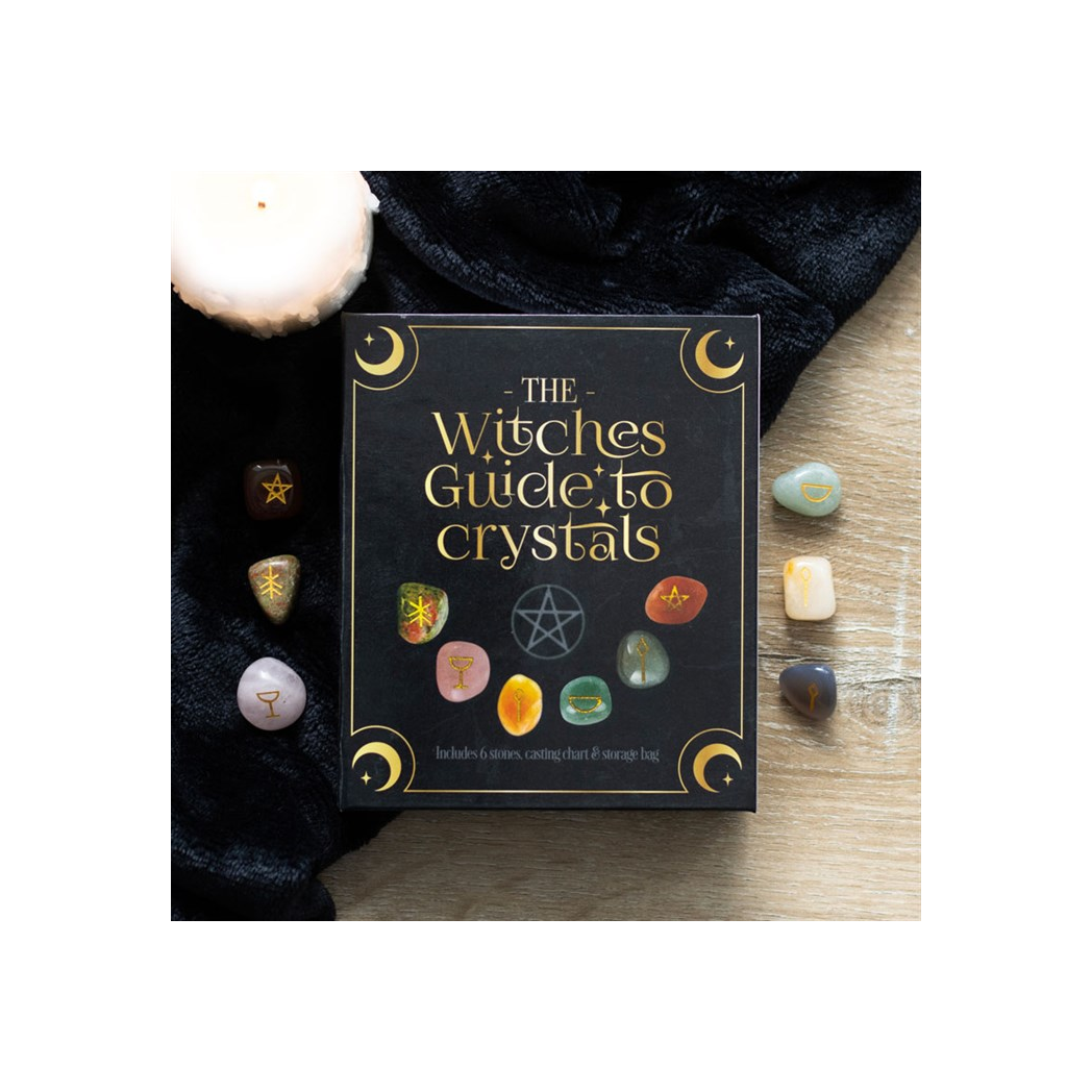 Witches Guide to Crystals gift set with casting chart