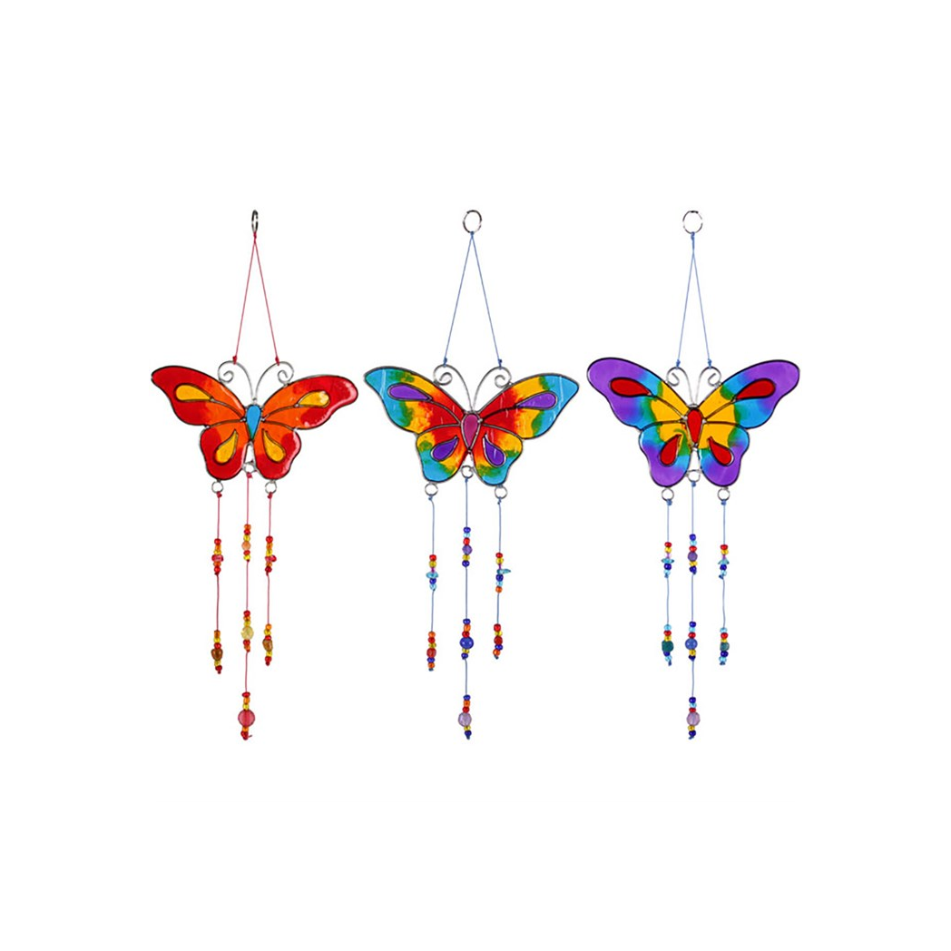 Set of 12 Butterfly Suncatchers