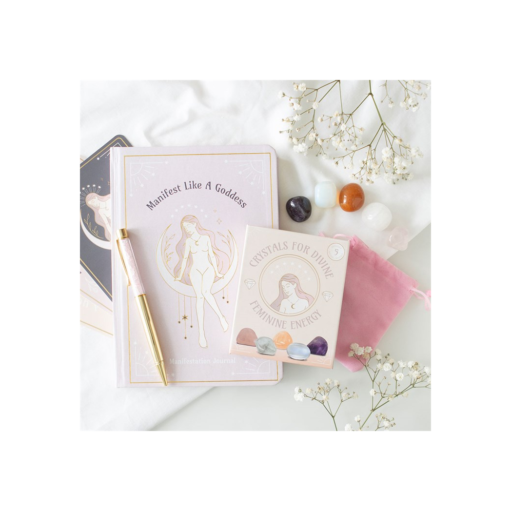 Set of 5 Crystals for Divine Feminine Energy