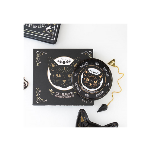 Black Cat Magick Pendulum Divination Kit