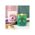 Set of 2 Good Witch and Bad Witch Scented Glass Candles