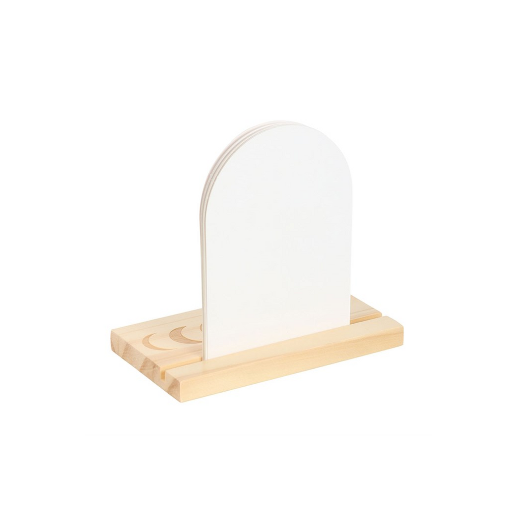 Luna Moth Affirmation Cards with Wooden Stand