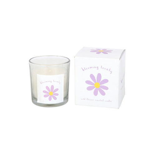 Blooming Lovely Daisy Wildflower Candle