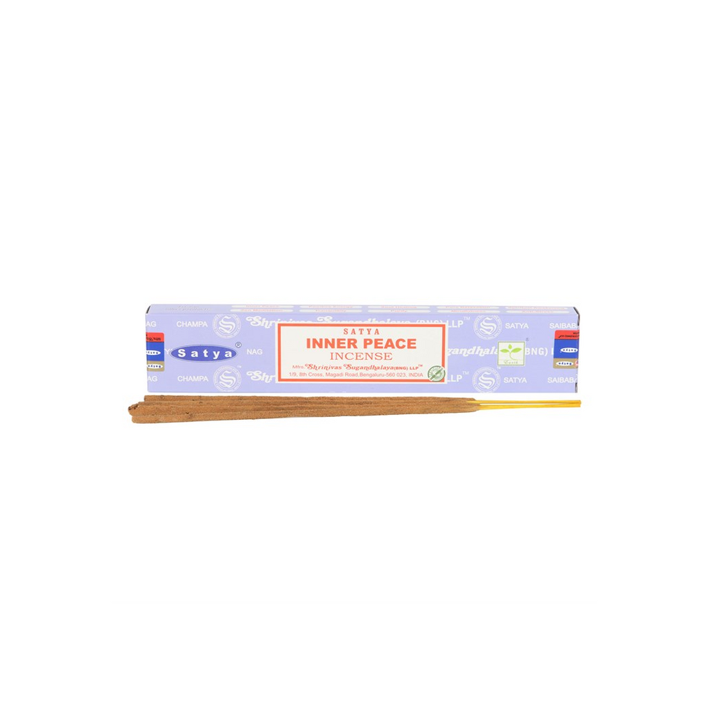Set of 12 Inner Peace Incense Sticks by Satya