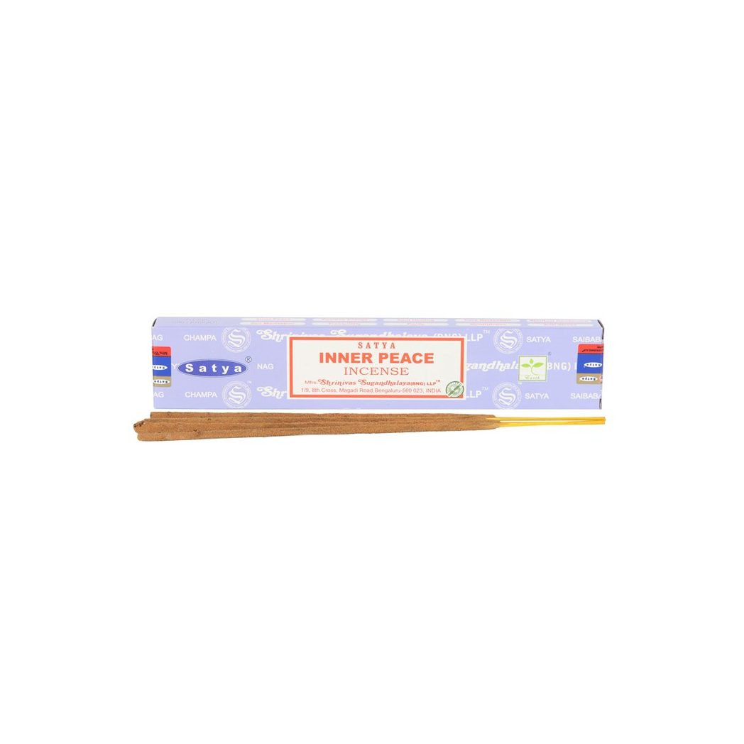 Set of 12 Inner Peace Incense Sticks by Satya