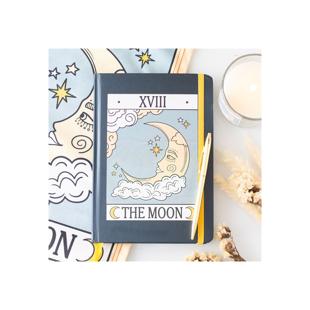 The Moon Vintage Tarot A5 Notebook