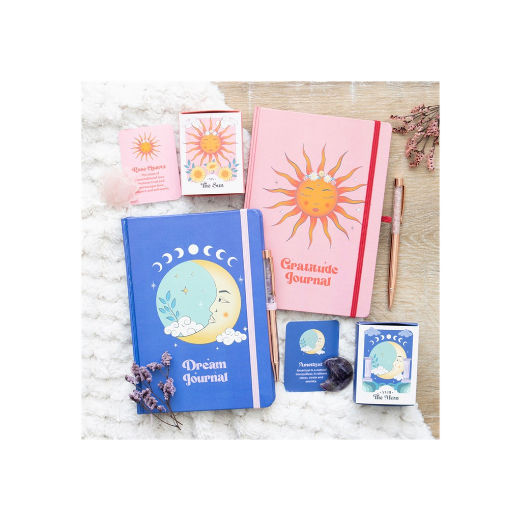 The Moon Dream Journal with Amethyst Pen