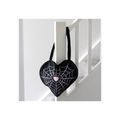 Spiderweb Heart Satin Tote Bag