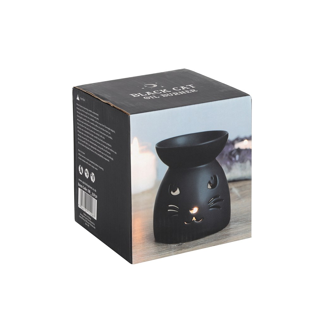 Black Cat Cut Out Oil Burner and Wax Warmer