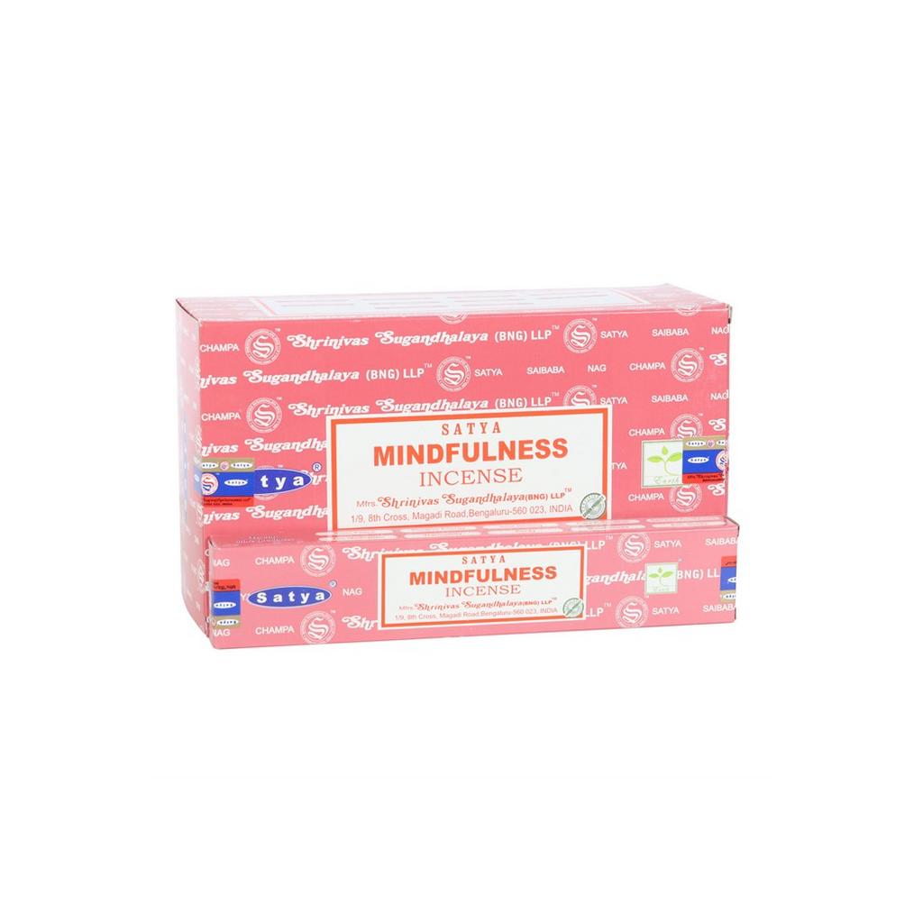 Set of 12 Mindfulness Incense Sticks by Satya (12/50)