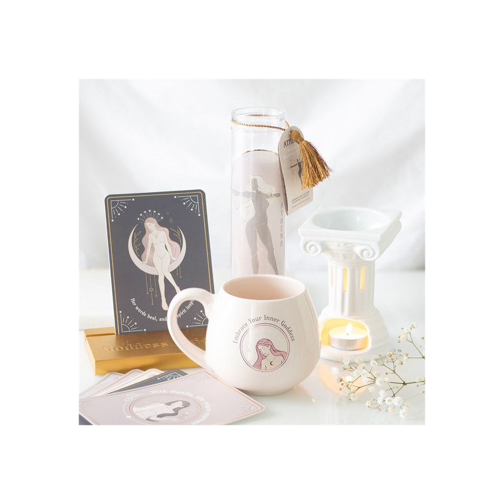 Goddess Energy Affirmation Cards with Wooden Stand