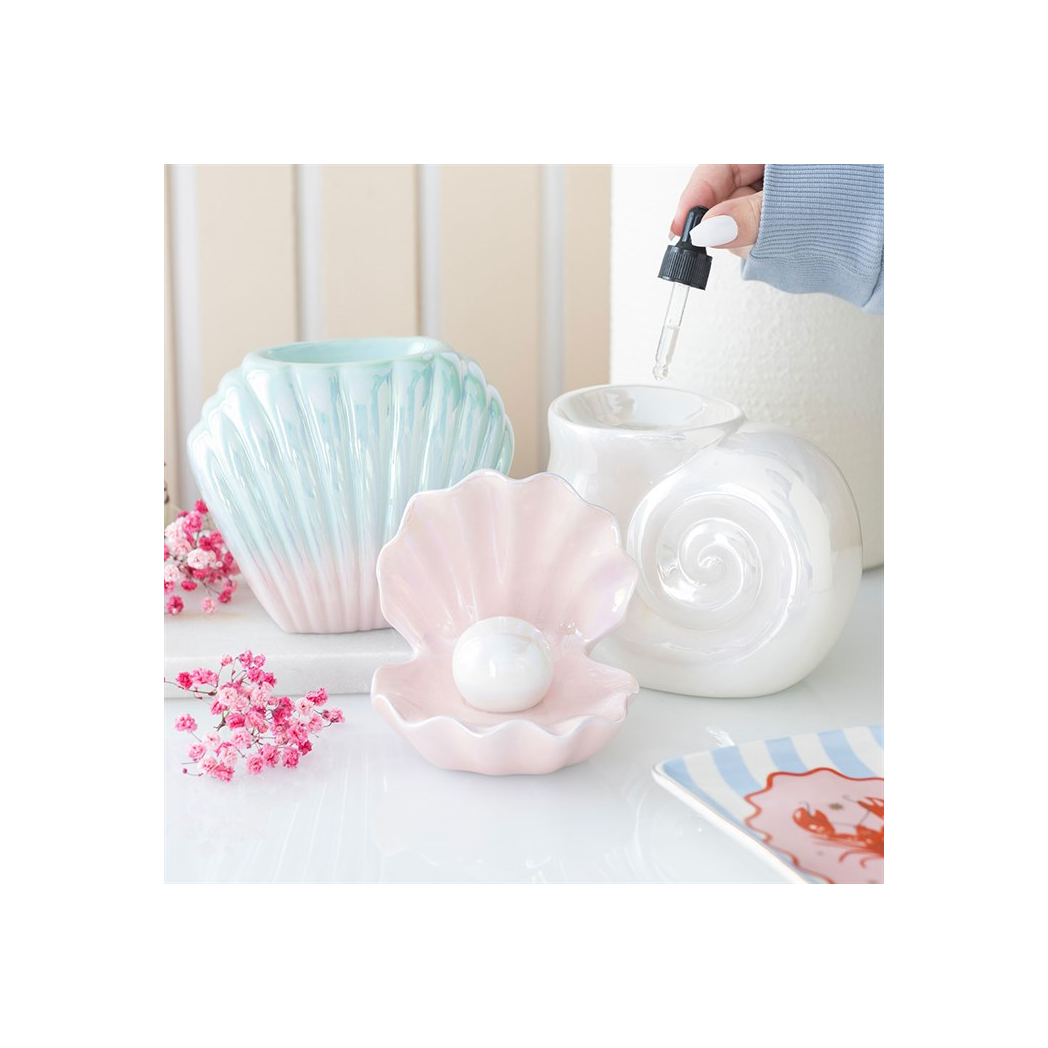 Iridescent Shell Oil Burner