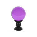 Large Purple Crystal Ball on Stand