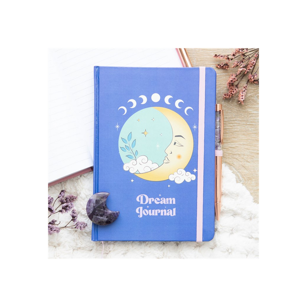 The Moon Dream Journal with Amethyst Pen