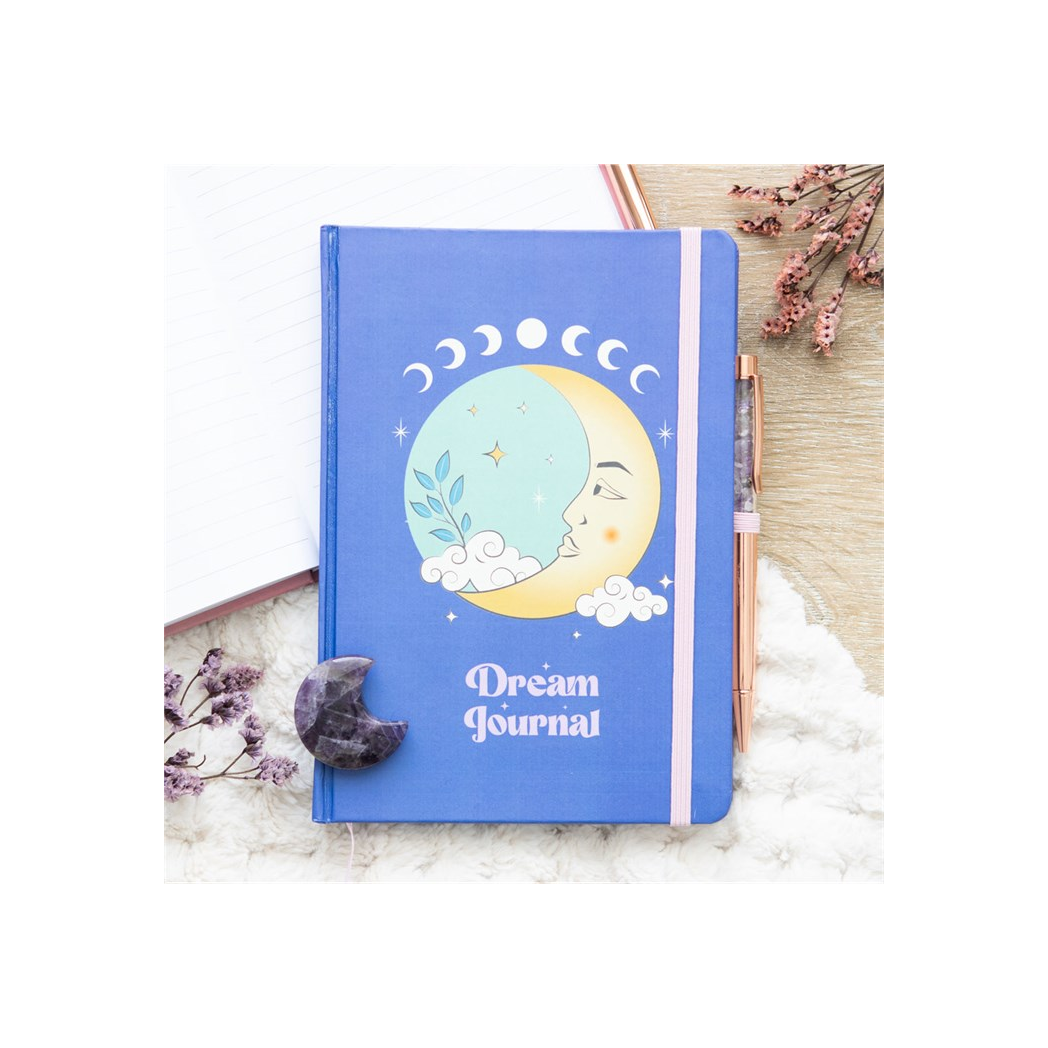 The Moon Dream Journal with Amethyst Pen