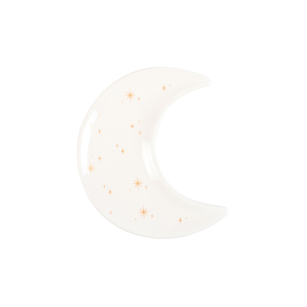 Love Healing Crystal Set with Moon Trinket Dish