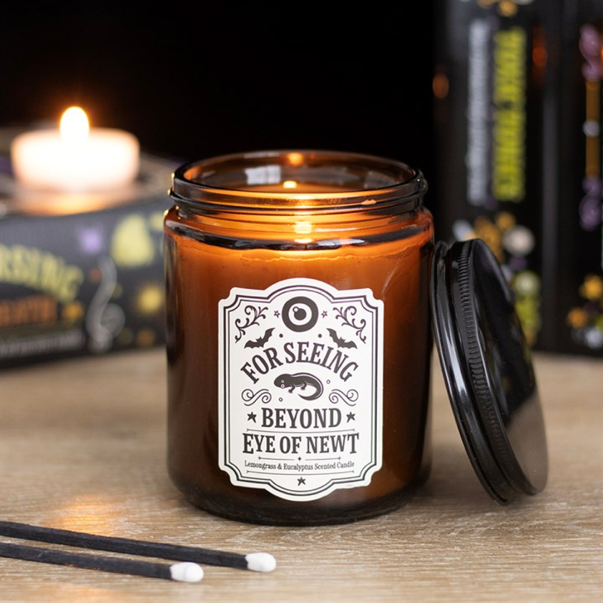 Eye of Newt lemongrass and eucalyptus scented candle