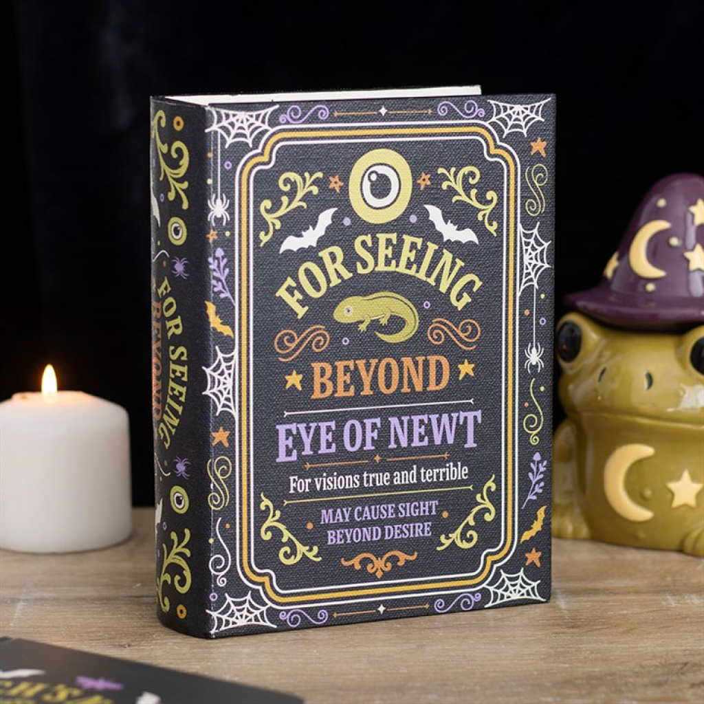Eye of Newt Spell Book Shaped Storage Box